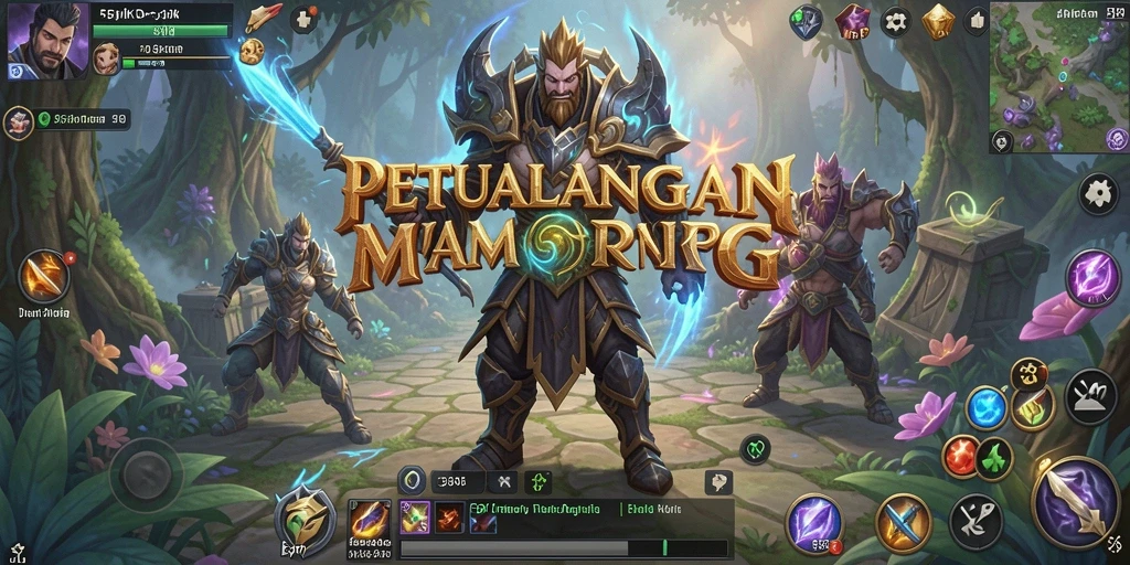 Tampilan gameplay seru dalam dunia MMORPG 55RP.