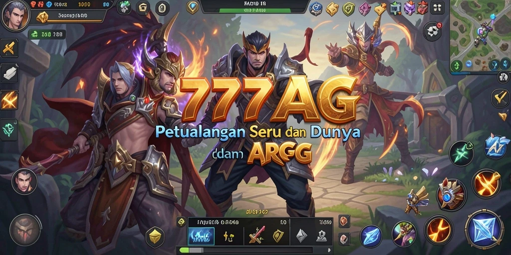 Tampilan gameplay seru dalam 777AG dengan pertarungan yang mendebarkan.