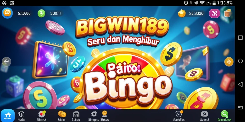 Tampilan gameplay seru dan interaktif Bingo di BIGWIN189.