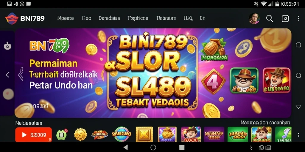 Gameplay BNI789 yang seru dengan berbagai tema slot menarik.