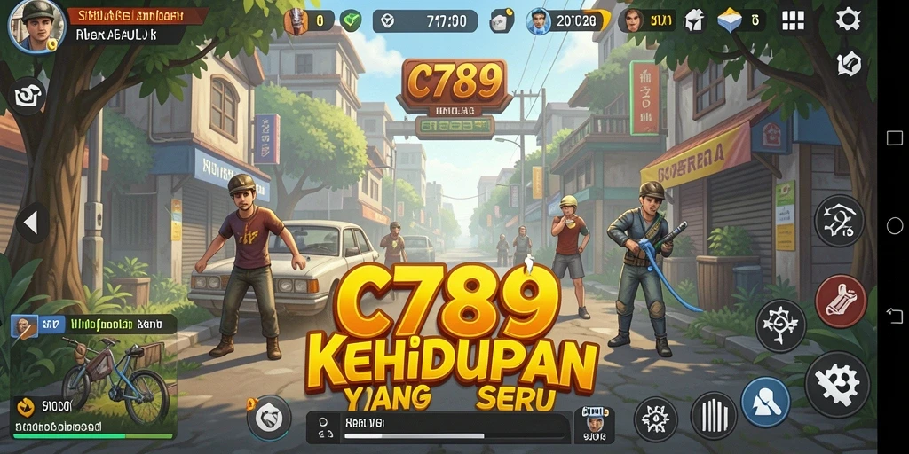 Tampilan gameplay yang interaktif dan menarik dari C789.