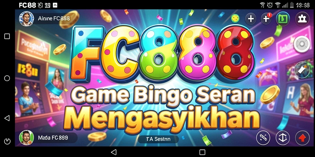 Tangkapan layar gameplay Bingo FC888 yang dinamis dan interaktif.