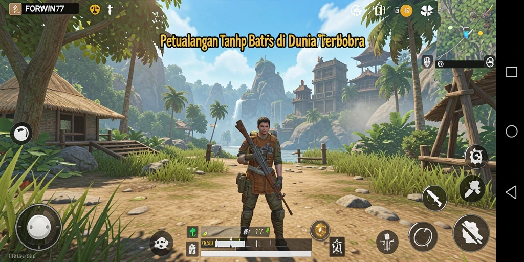 Gameplay seru di dunia Open World FORWIN77.