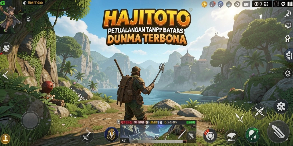 Tampilan gameplay menakjubkan dari dunia Open World HAJITOTO.