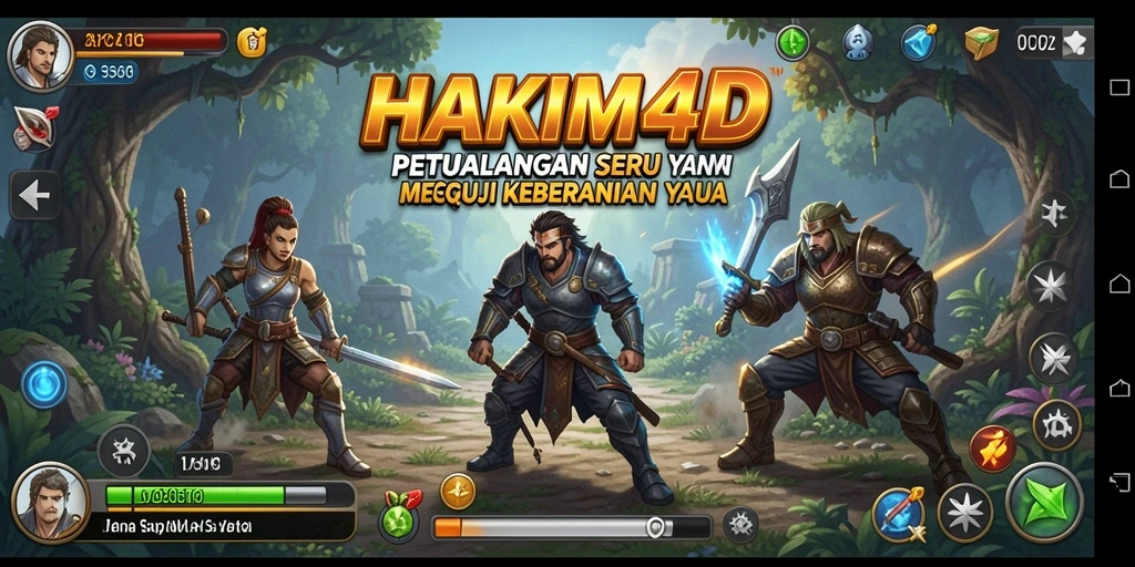 Tampilan menarik dari gameplay petualangan HAKIM4D yang mendebarkan.