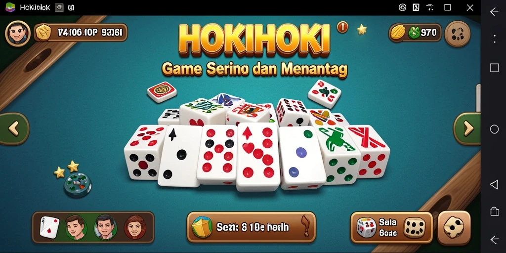 Tampilan gameplay HOKIHOKI yang seru dan penuh tantangan.
