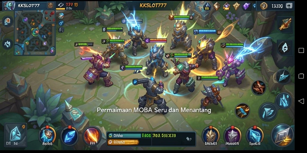 Tampilan gameplay KKSLOT777 yang menegangkan dan strategis.
