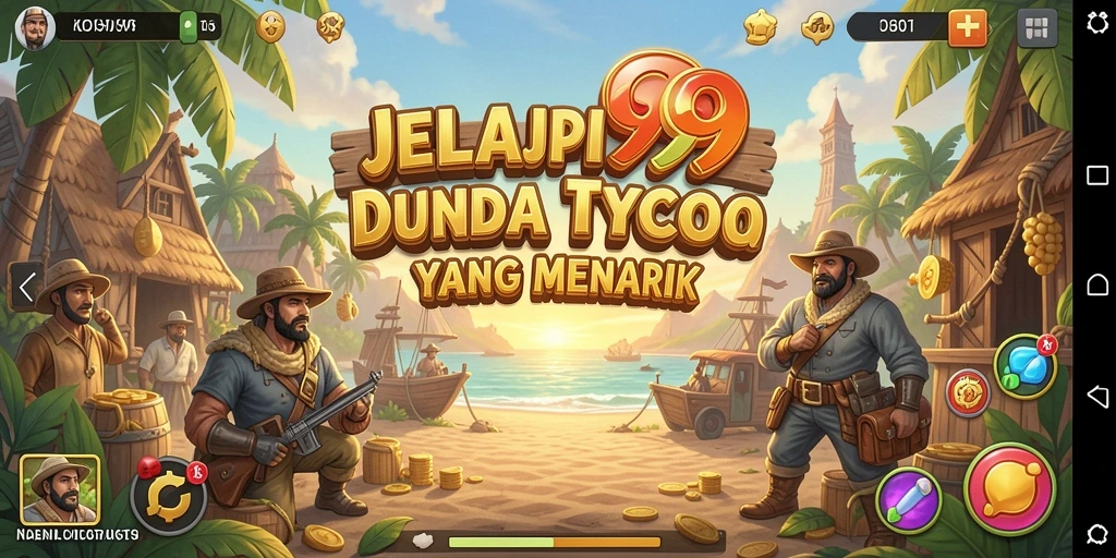 Gameplay mewah KOIN99 dengan elemen Tycoon yang mengasyikkan.