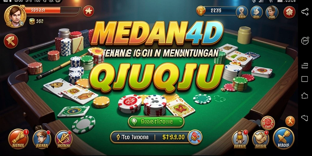 Tampilan gameplay seru dalam MEDAN4D QiuQiu.