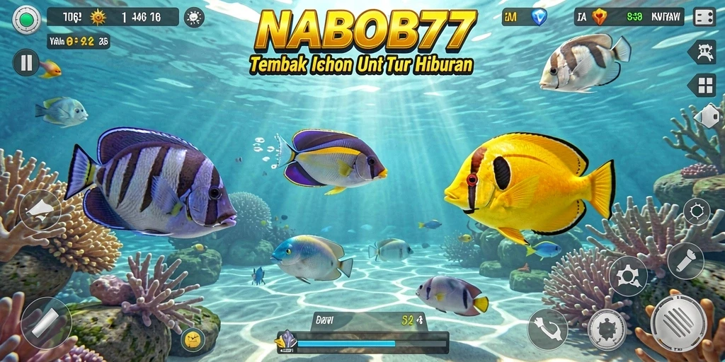 Screenshot gameplay Tembak Ikan NABOB77 yang menarik.