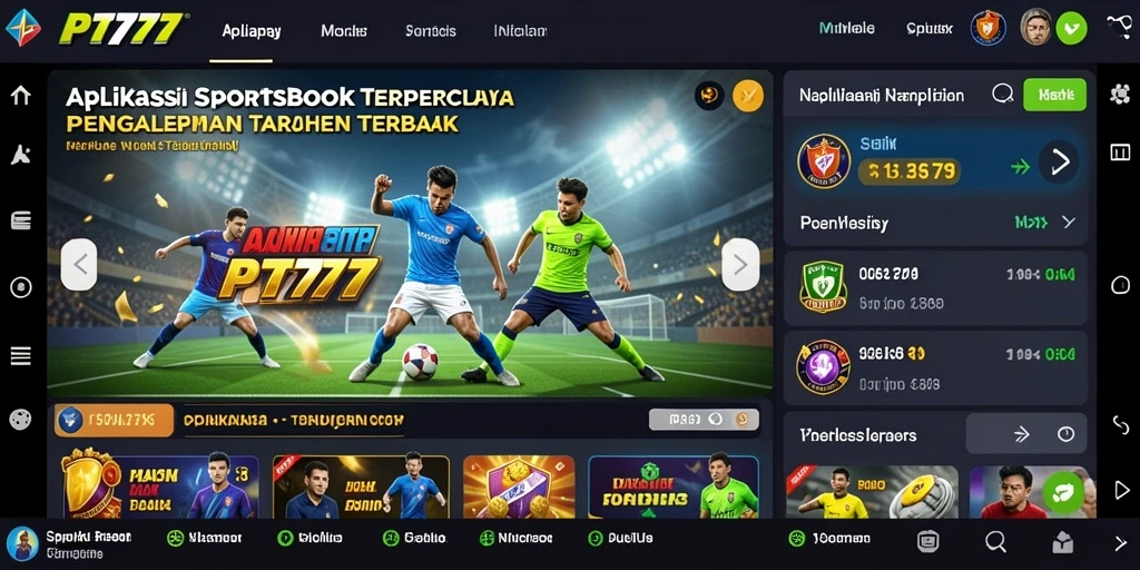 Tampilan gameplay taruhan olahraga yang menarik di PT777.