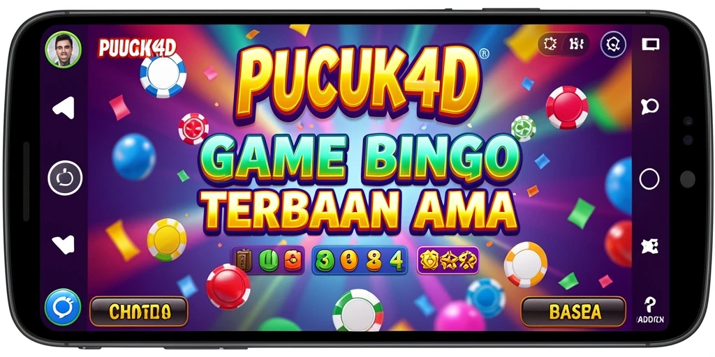 Screenshot gameplay PUCUK4D dengan tampilan kartu Bingo yang menakjubkan.