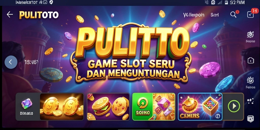 Tampilan menarik dari gameplay PULITOTO yang seru.