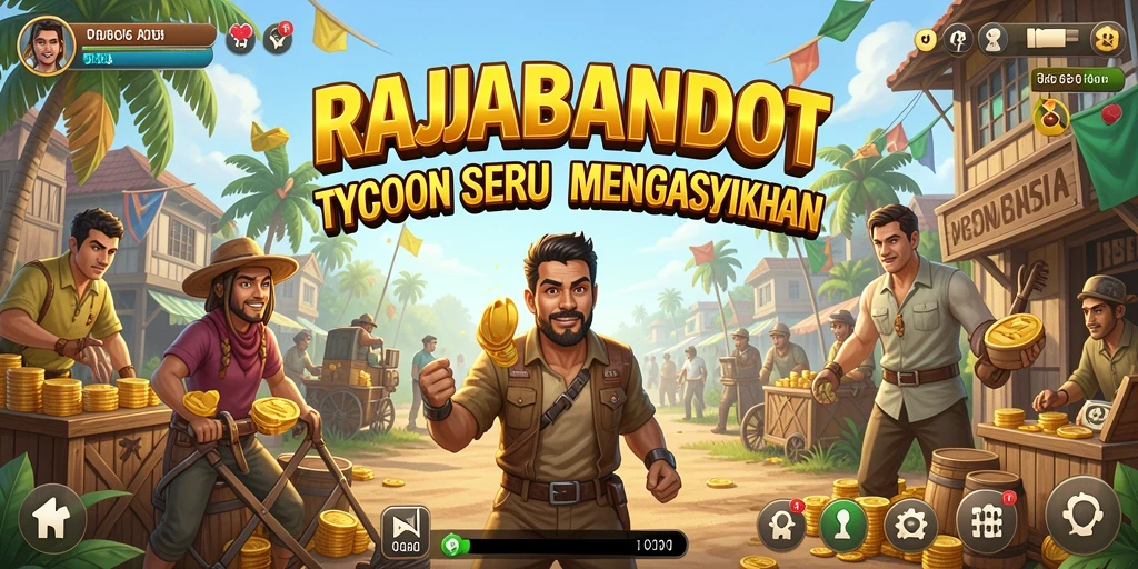Tampilan seru gameplay RAJABANDOT yang menarik dan menantang.