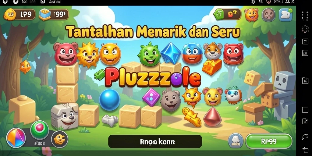 Tampilan gameplay menantang dari RP99 yang memacu adrenalin.