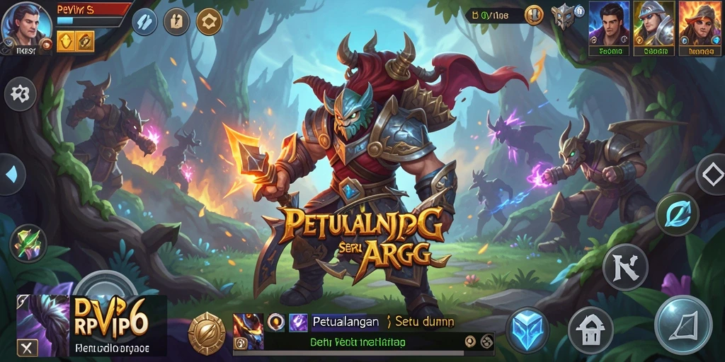 Tampilan gameplay ARPG RPVIP6 yang mendebarkan dan penuh aksi.