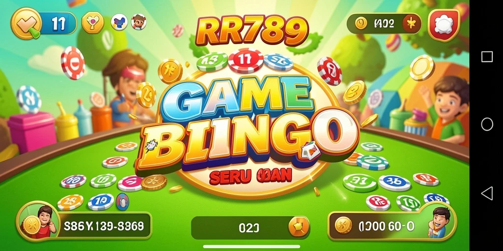 Screenshot gameplay Bingo RR789 yang seru dan menarik.